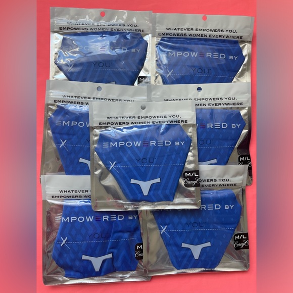 7-Pack No-Show Thong Panties Empowered by You - Picture 1 of 4